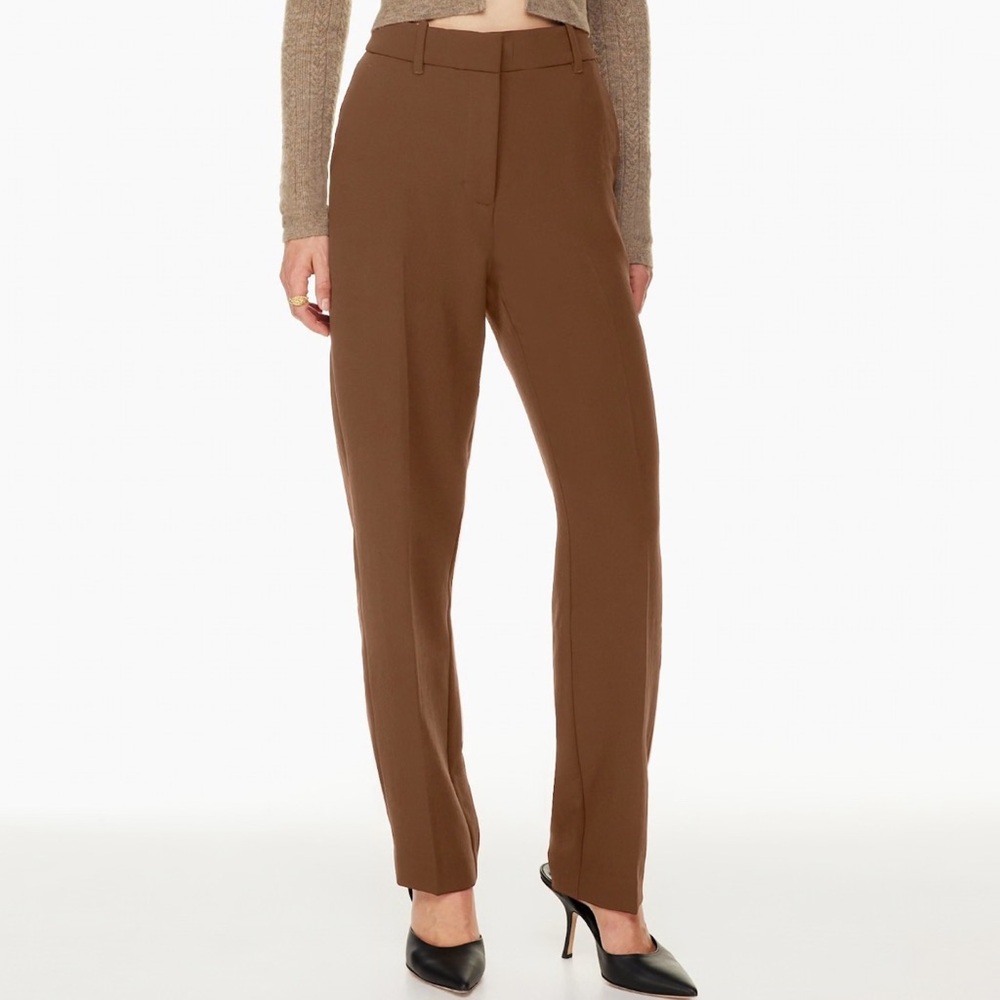 Aritzia Wilfred Brown Straight Leg Women's Pants